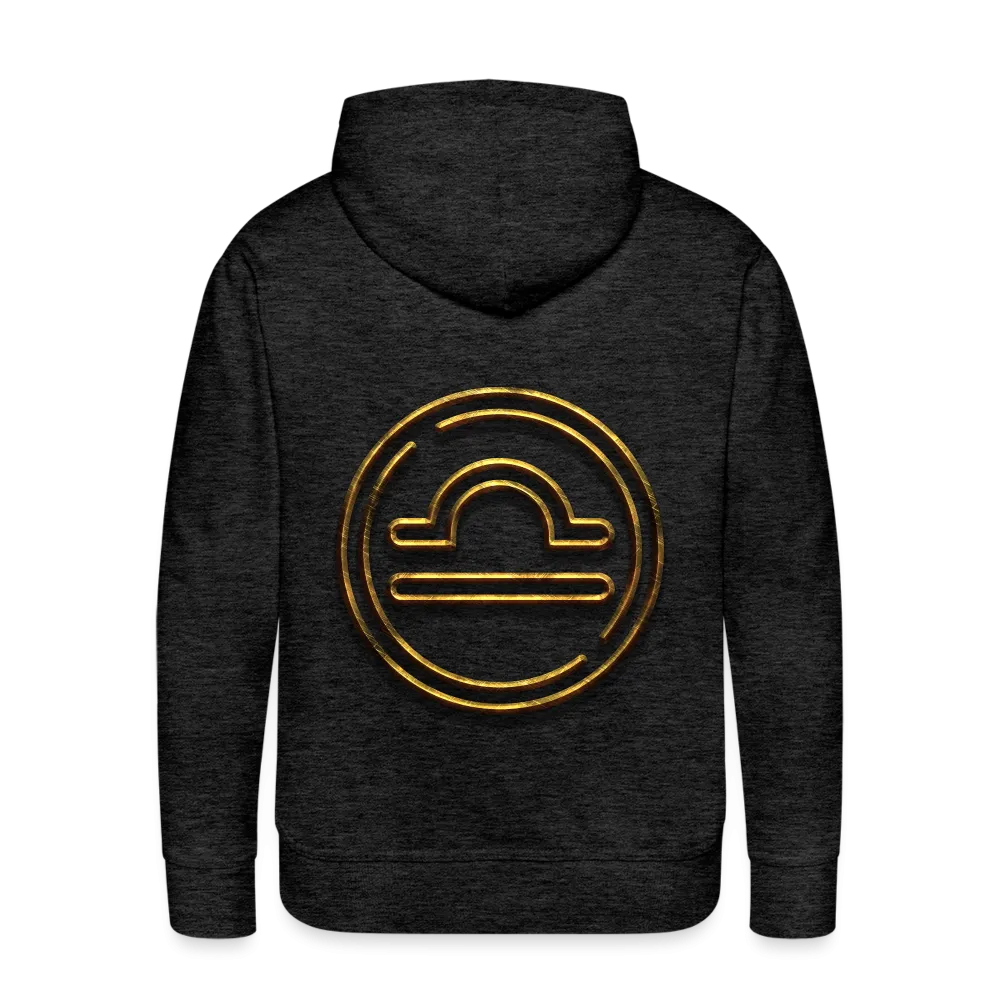 Libra 3D Gold Men’s Premium Hoodie