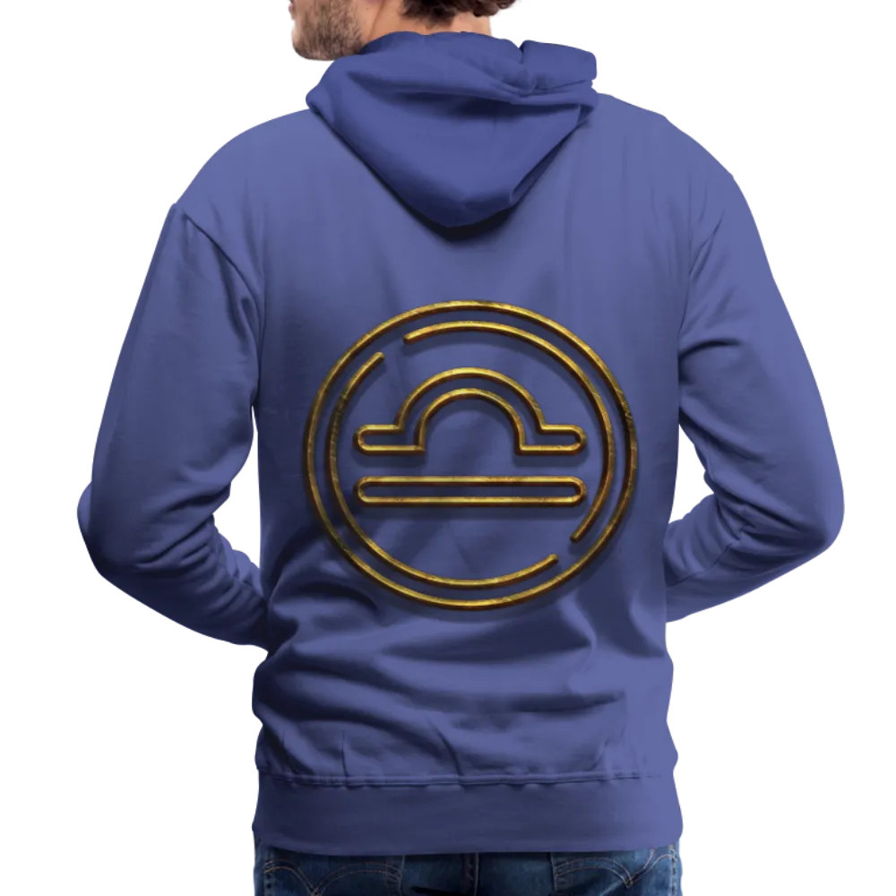 Libra 3D Gold Men’s Premium Hoodie