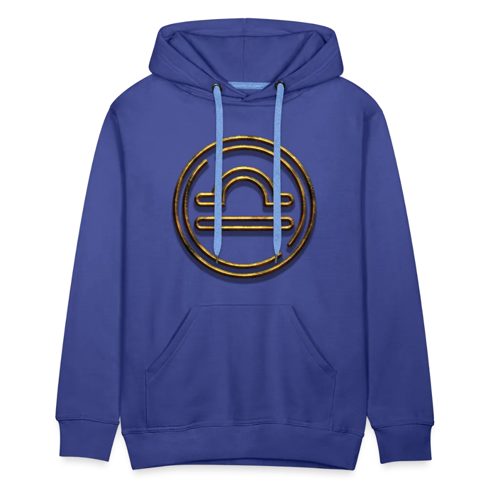 Libra 3D Gold Men’s Premium Hoodie