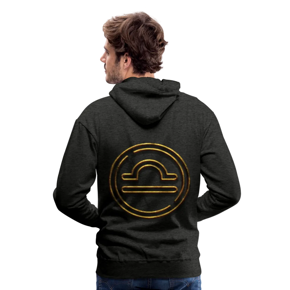 Libra 3D Gold Men’s Premium Hoodie