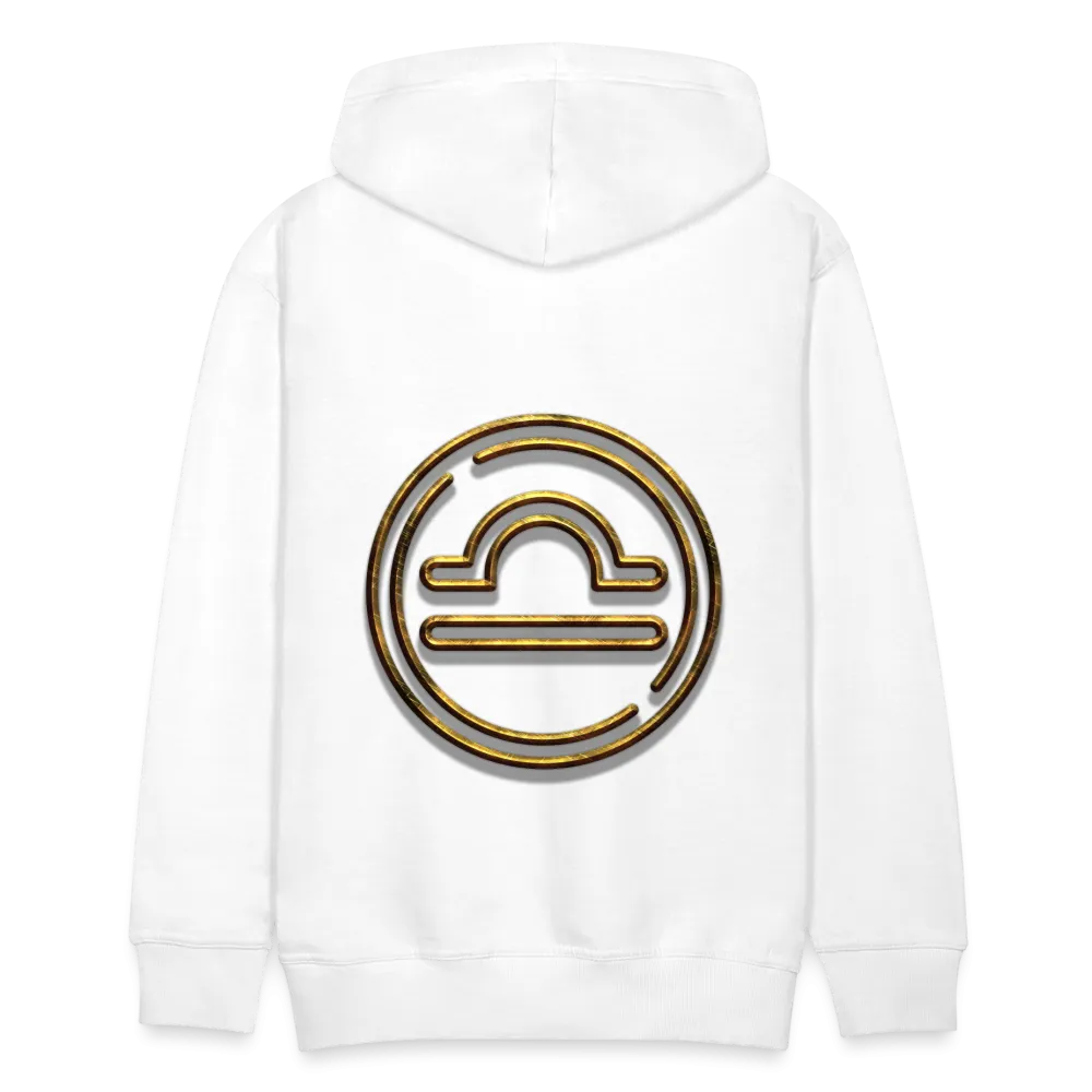 Libra 3D Gold Men’s Premium Hoodie