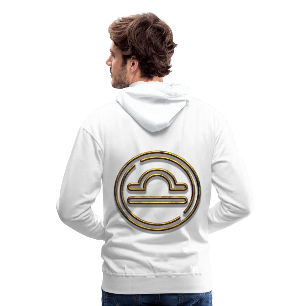 Libra 3D Gold Men’s Premium Hoodie