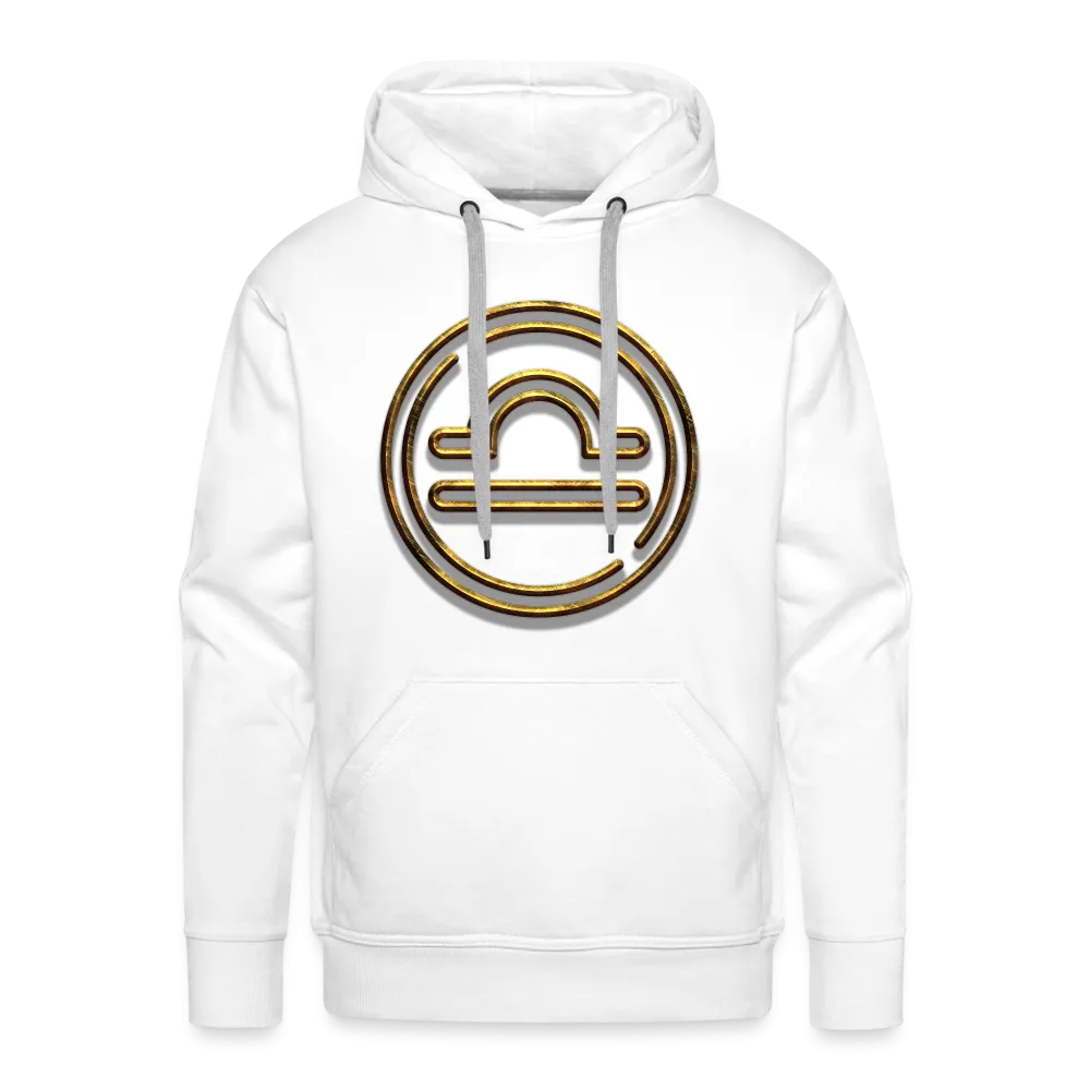 Libra 3D Gold Men’s Premium Hoodie