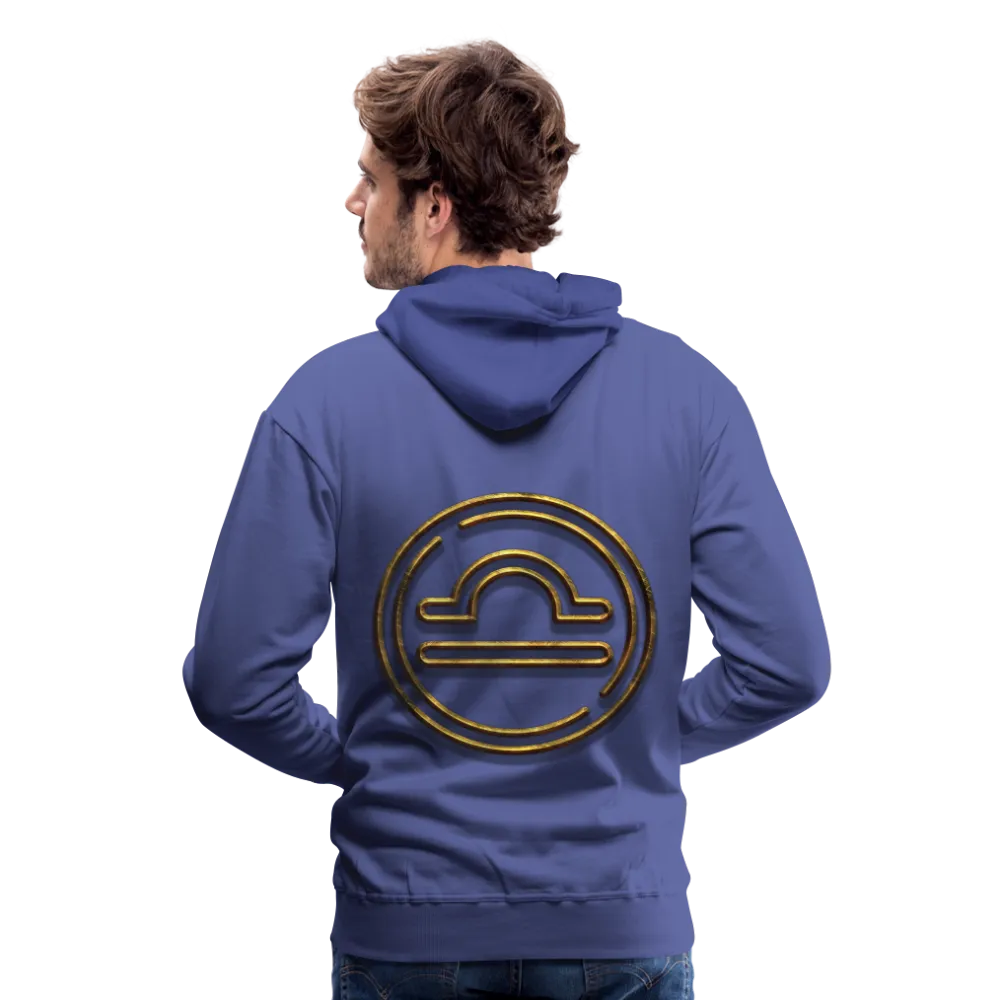 Libra 3D Gold Men’s Premium Hoodie