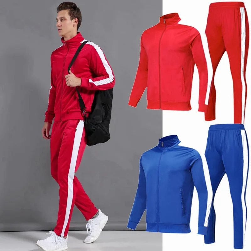 Men Sports Tracksuit Set