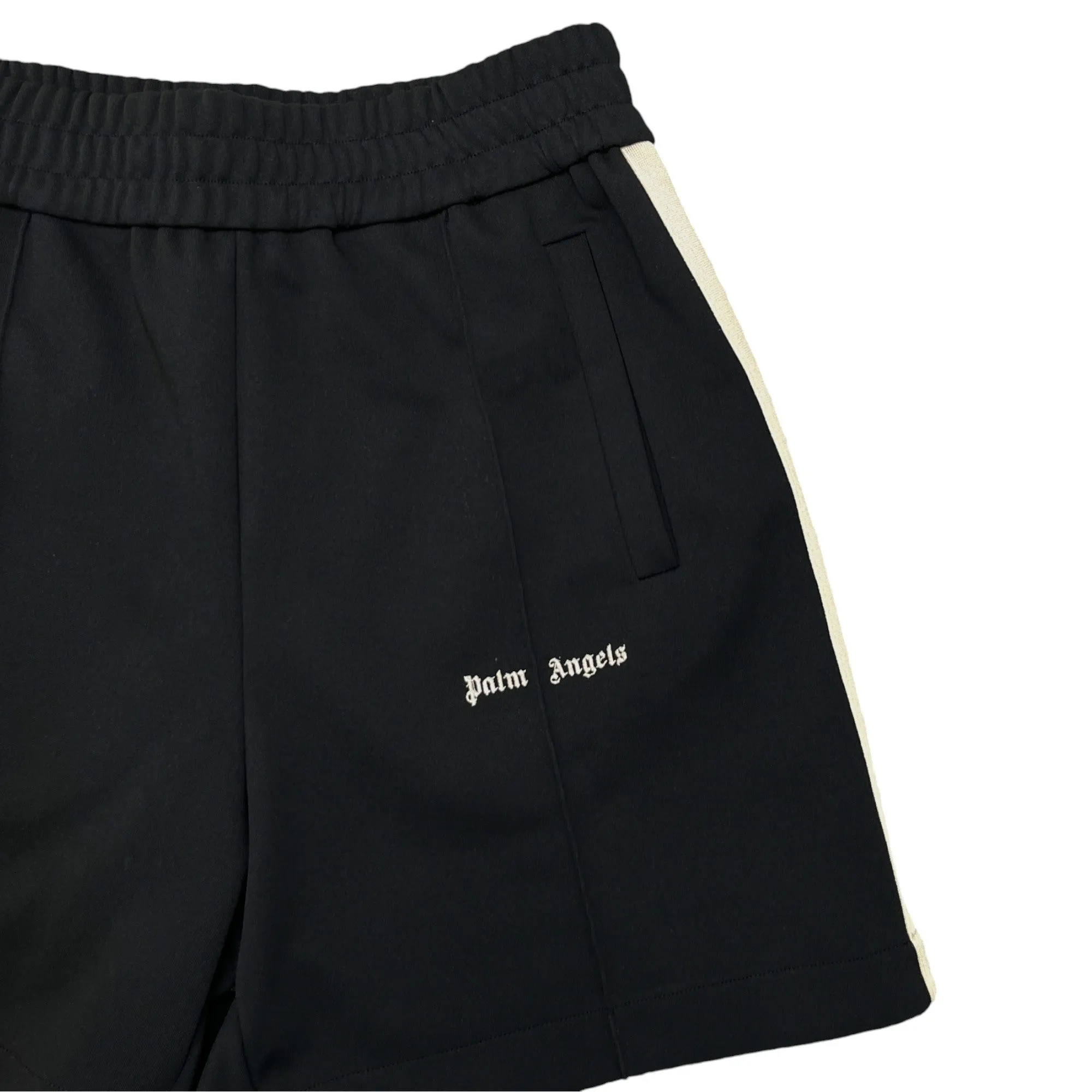 Men's Logo Track Shorts Black Size L