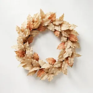 Neutral Leaf Wreath - Threshold designed with Studio McGee