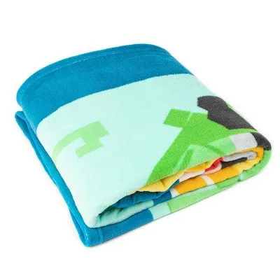 New - Minecraft Beautiful Day Blanket