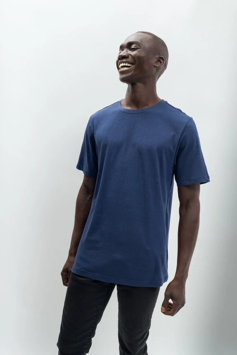 Noah | Men's Anti-Stain Linen Cotton Blend Crew Neck T-Shirt