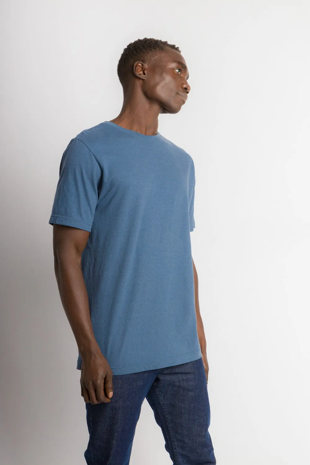 Noah | Men's Anti-Stain Linen Cotton Blend Crew Neck T-Shirt