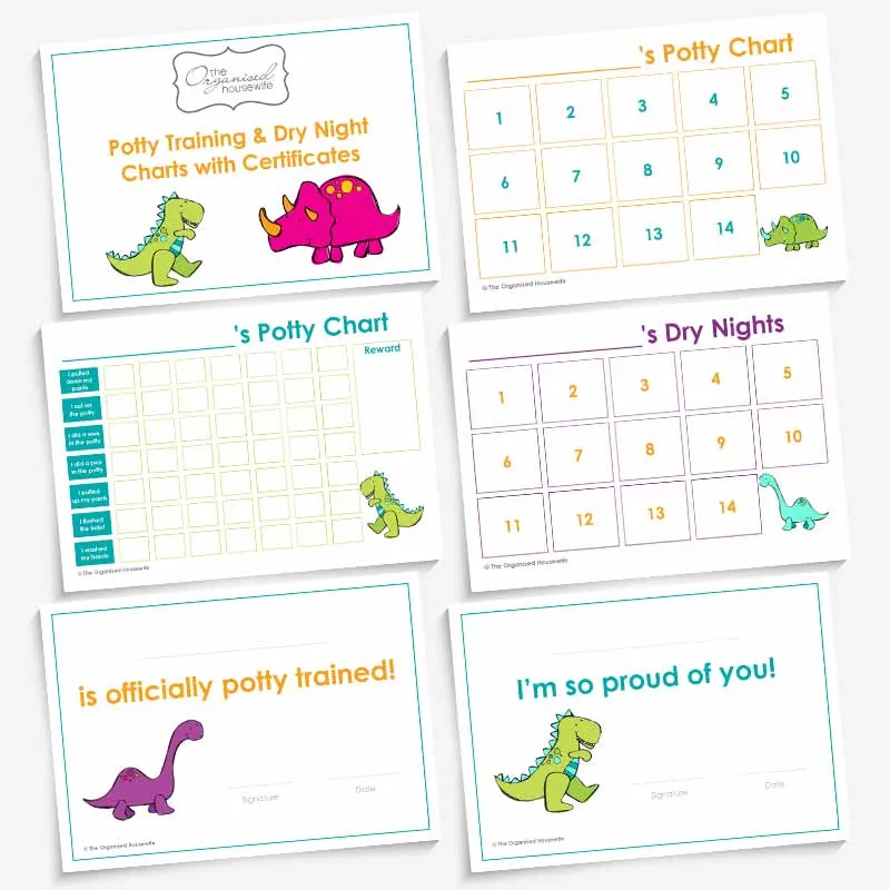 Potty Training Charts