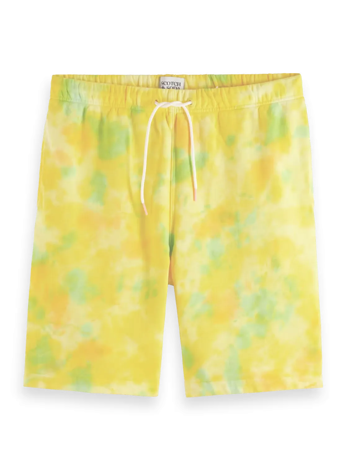 Relaxed Tie Dye Sweatshorts (Yellow) - S1733985743