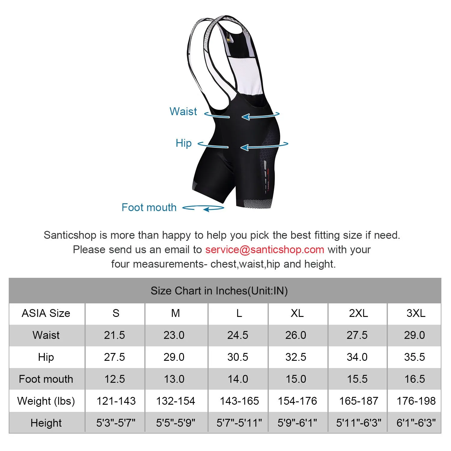 Santic Challenger Men Padded Bib Shorts