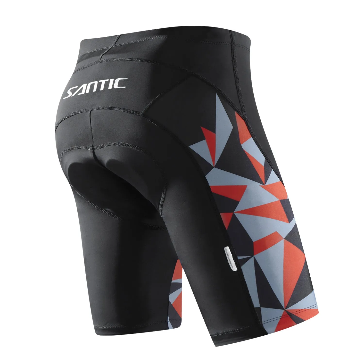 Santic Geometry Red Men Cycling Shorts