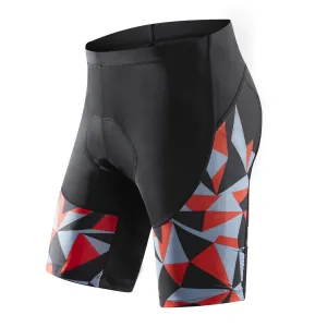 Santic Geometry Red Men Cycling Shorts