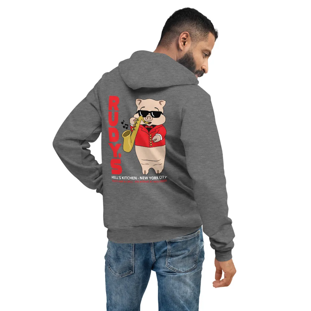 Saxophone Pig Unisex Hoodie