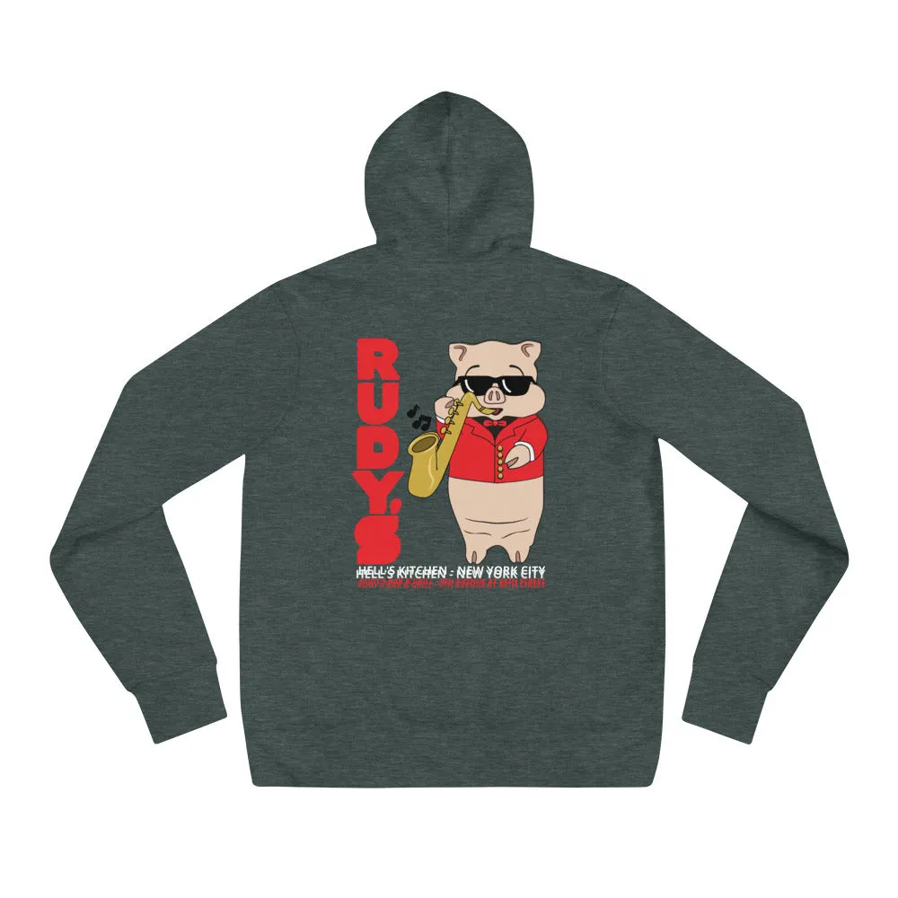 Saxophone Pig Unisex Hoodie