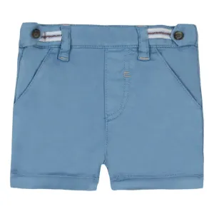 SHORT10-BLEU LAVE