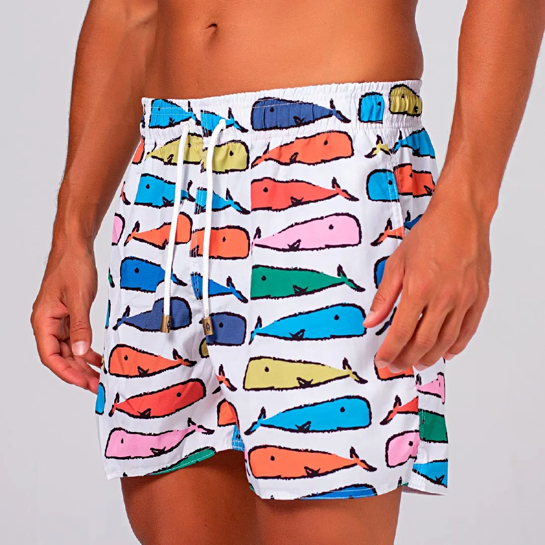 Shorts Praia Animais