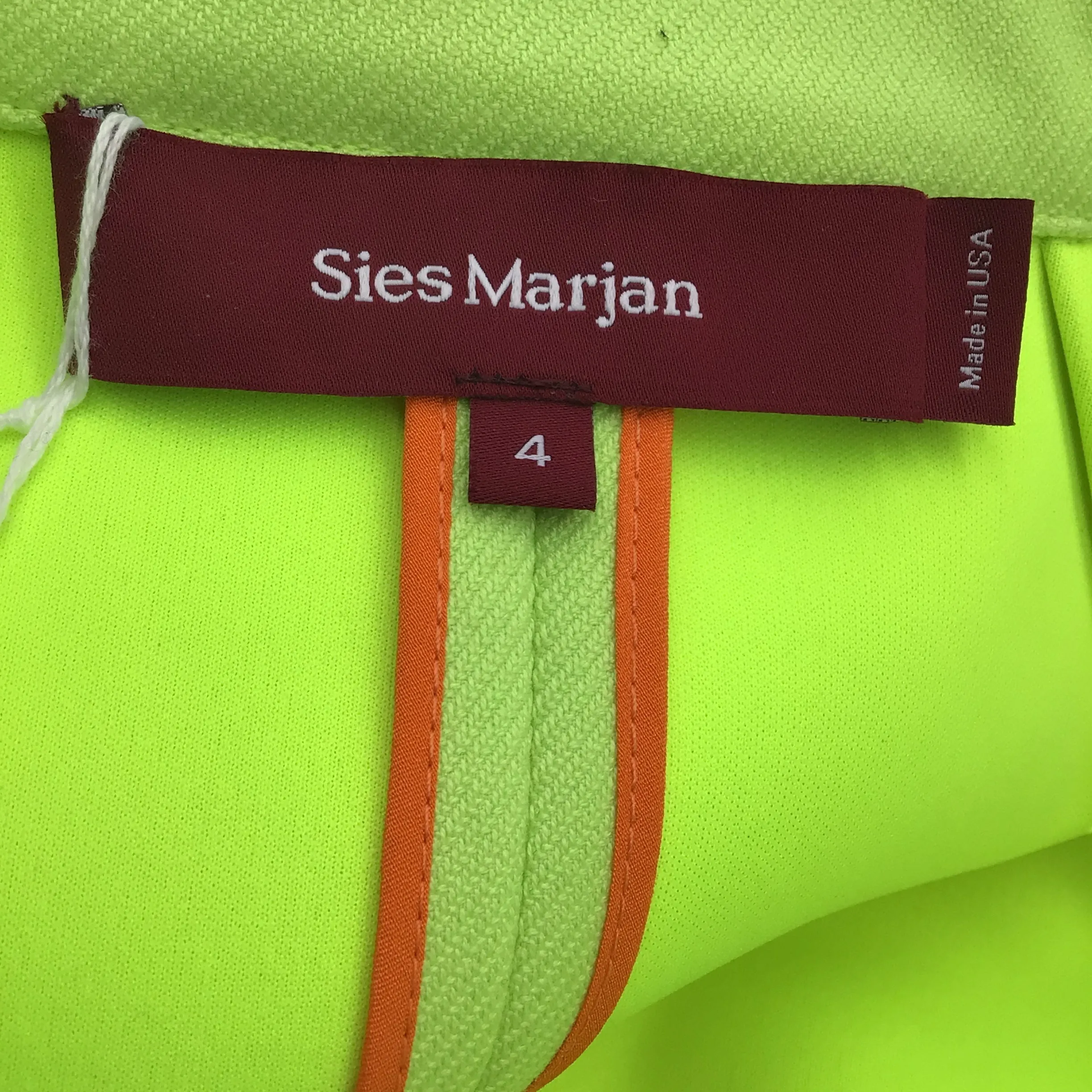 Sies Marjan Haru Jacket in Fluorescent Yellow