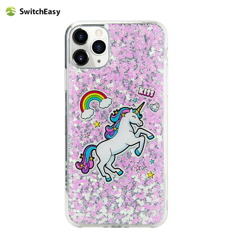 SwitchEasy Flash Shockproof Glitter Back Case Cover