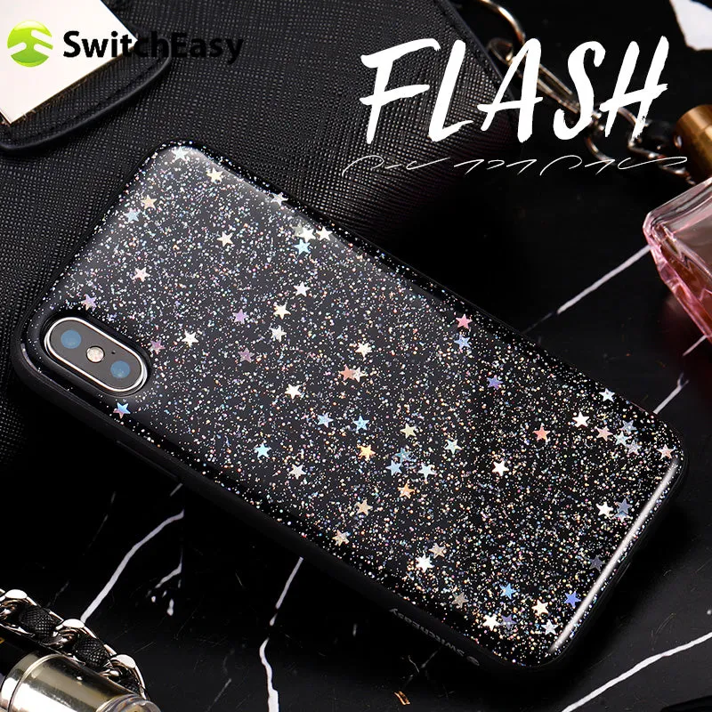 SwitchEasy Flash Shockproof Glitter Back Case Cover