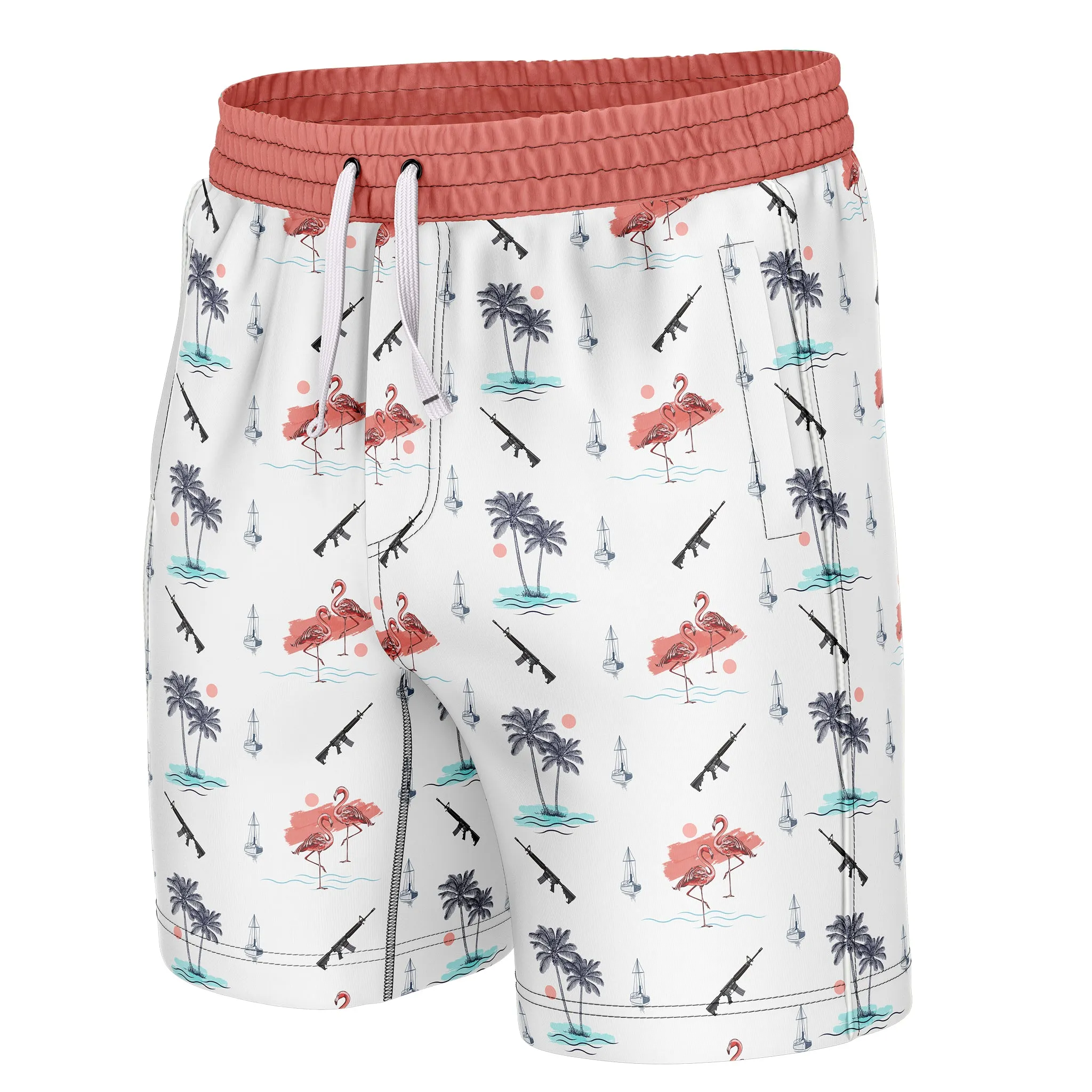 Tropical ARs Swim Trunks