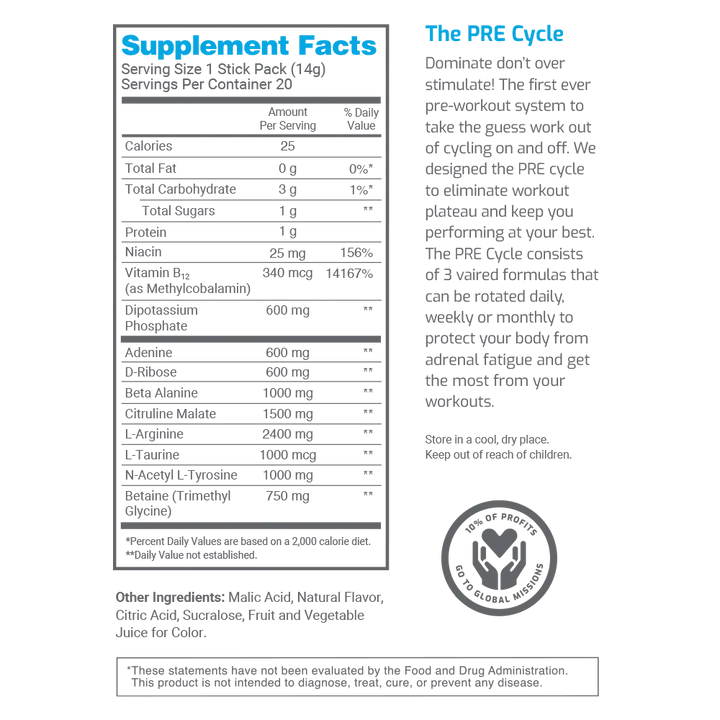 TruLabs Pre Workout Drink Mix